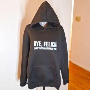 🌸Black Graphic Hoodie